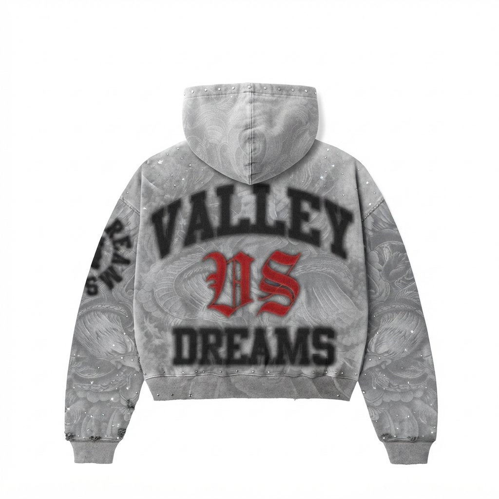 Valley Hoodie Zip Up Back