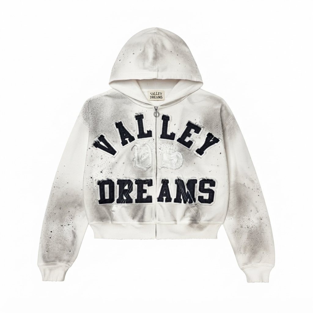 White Valley Hoodie