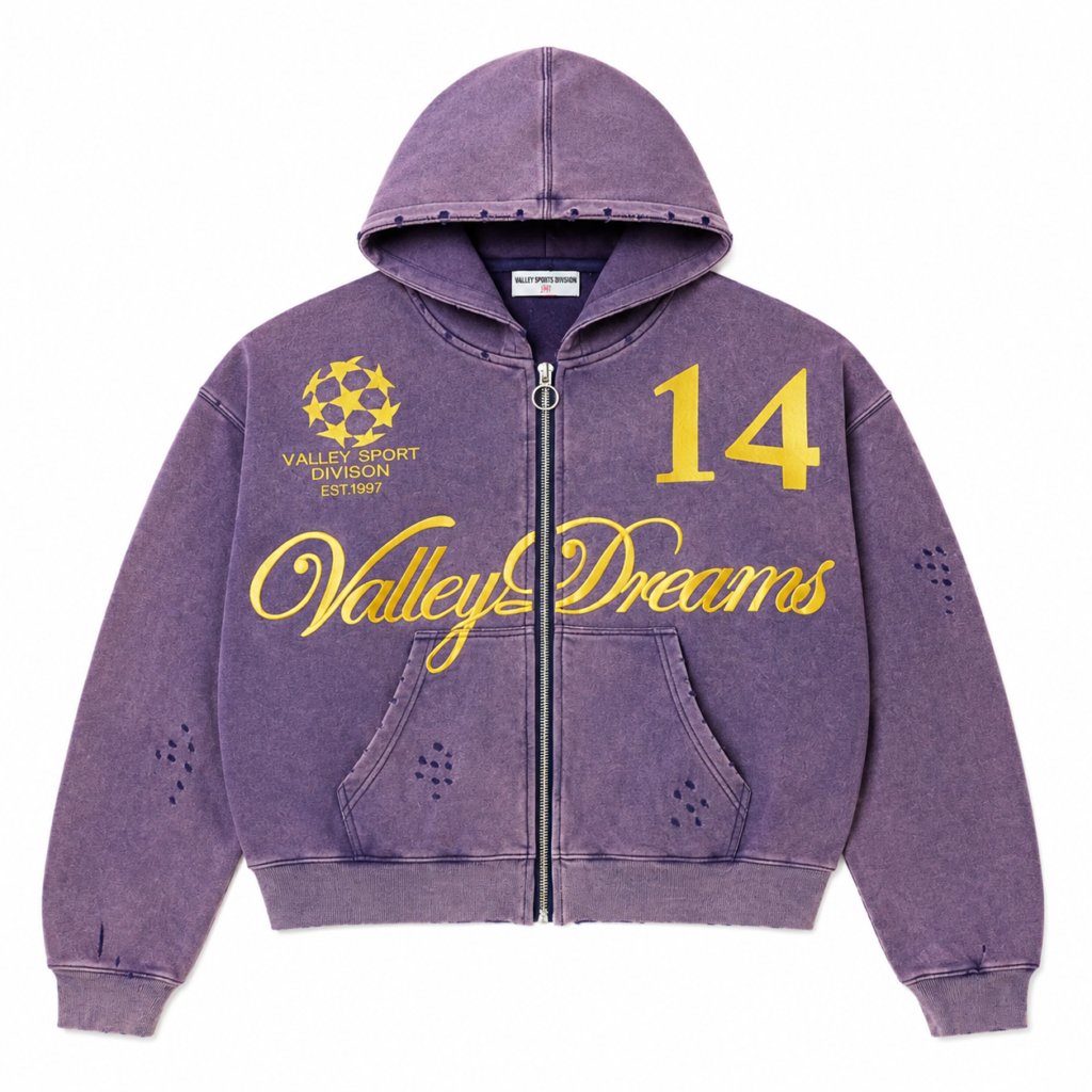 purple valley hoodie F