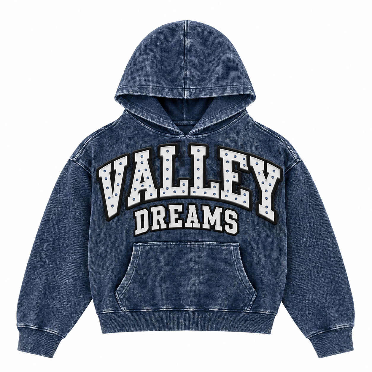 Valley Denim Varsity Hoodie Valley Denim Varsity Hoodie